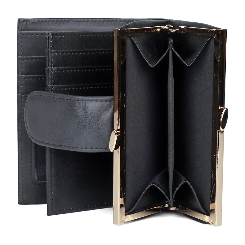 J. Buxton Womens Rfid Blocking Indexer Wallet