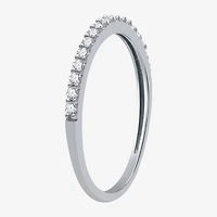 Signature By Modern Bride Womens 1 1/4 CT. T.W. Natural Diamond 10K Gold Cushion Side Stone Halo Bridal Set