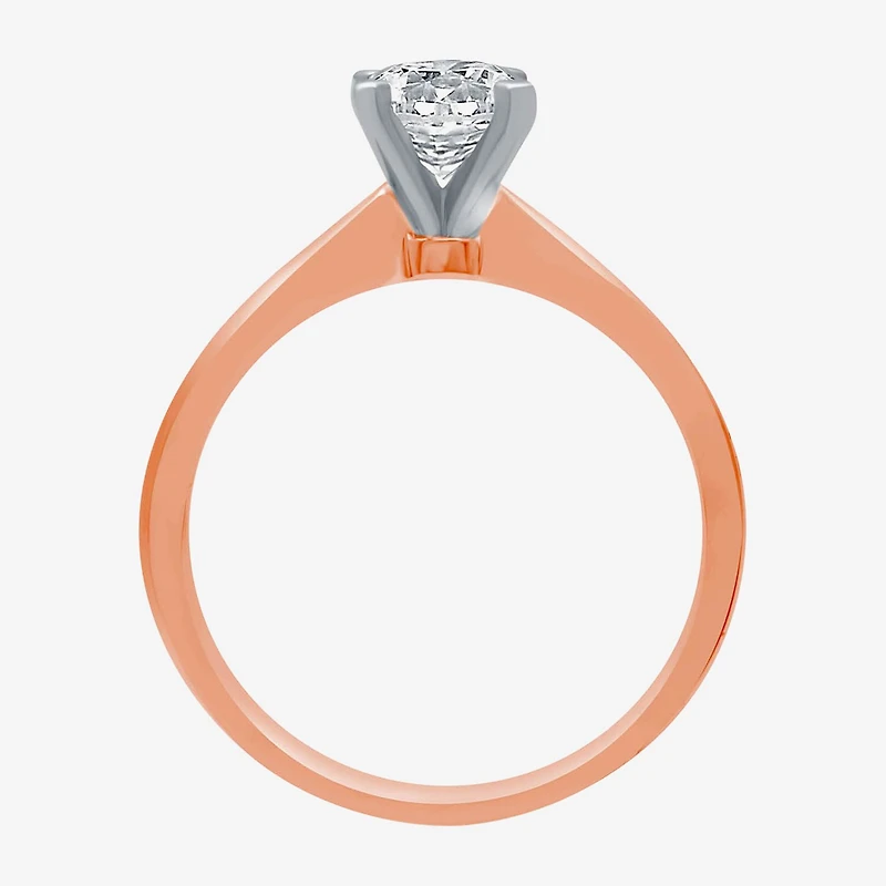 1 CT. Lab-Grown (G / SI2) Diamond Round Solitaire Engagement Ring 10K Gold