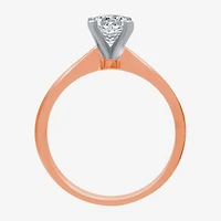 1 CT. Lab-Grown (G / SI2) Diamond Round Solitaire Engagement Ring 10K Gold