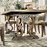Furniture of America™ Alvarada Rectangular Wood-Top Dining Table