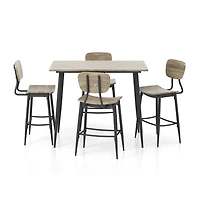 Furniture of America™ Thyme 5-pc. Counter Height Rectangular Dining Set