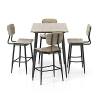 Furniture of America™ Thyme 5-pc. Counter Height Rectangular Dining Set