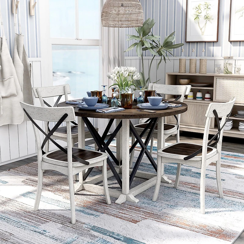 Furniture of America™ Voica 5-pc. Round Dining Set