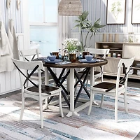 Furniture of America™ Voica 5-pc. Round Dining Set