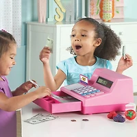 Learning Resources Pretend N Play® Calculator Cash Register In Pink Electronic Learning