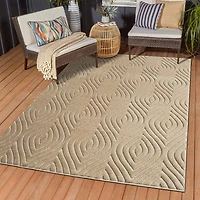 Alina Mich Abstract Indoor Outdoor Rectangular Area Rug