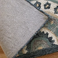 Beatrice Qiera Medallion Hand Tufted 3’X3’ Indoor Round Accent Rug