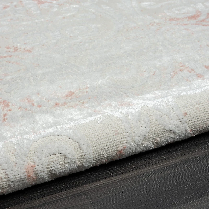 Calixta Fran Floral Stain Resistant Indoor Rectangular Area Rug