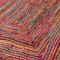 Halen Dia Geometric Braided Stain Resistant Indoor Rectangular Area Rug