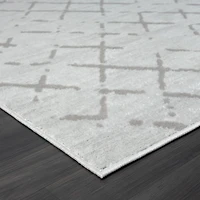 Calixta Inna Geometric Stain Resistant Indoor Rectangular Area Rug