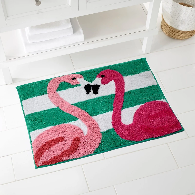Avanti Flamingo Paradise Bath Rug