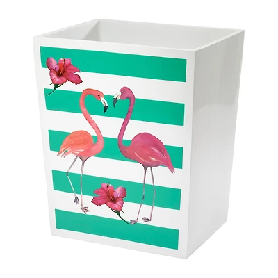 Avanti Flamingo Paradise Trash Can