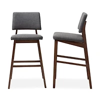 Colton 2-pc. Counter Height Upholstered Bar Stool