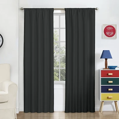 Eclipse Macklin Rod Pocket Energy Saving Blackout Single Curtain Panel