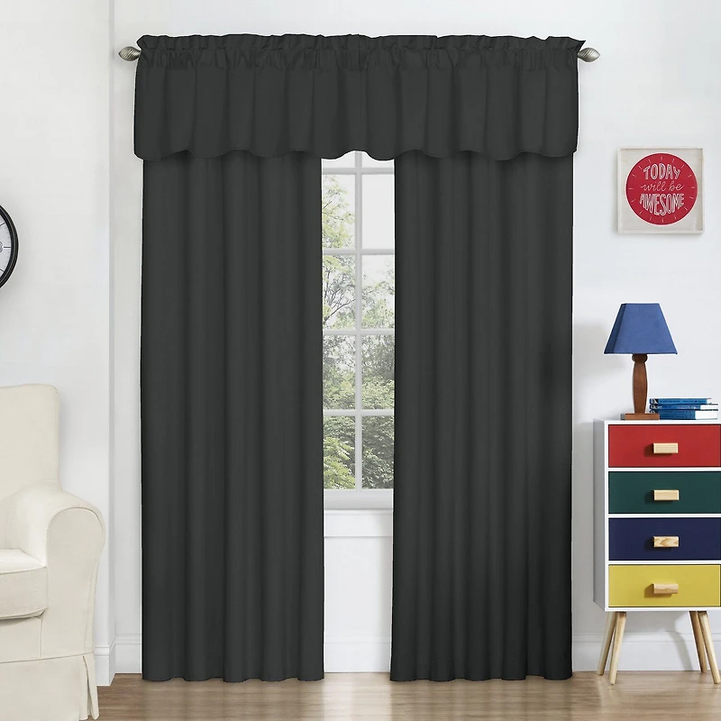 Eclipse Macklin Rod Pocket Energy Saving Blackout Single Curtain Panel