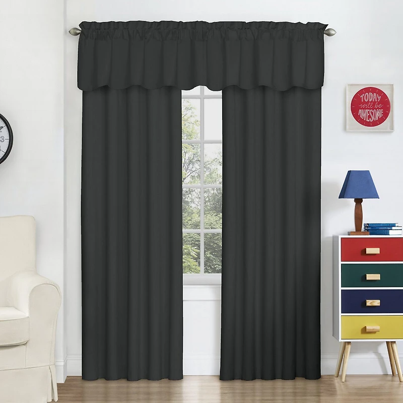 Eclipse Macklin Rod Pocket Energy Saving Blackout Single Curtain Panel