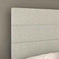Raleigh Upholstered Wooden Platform Bed