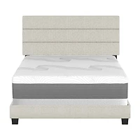 Raleigh Upholstered Wooden Platform Bed