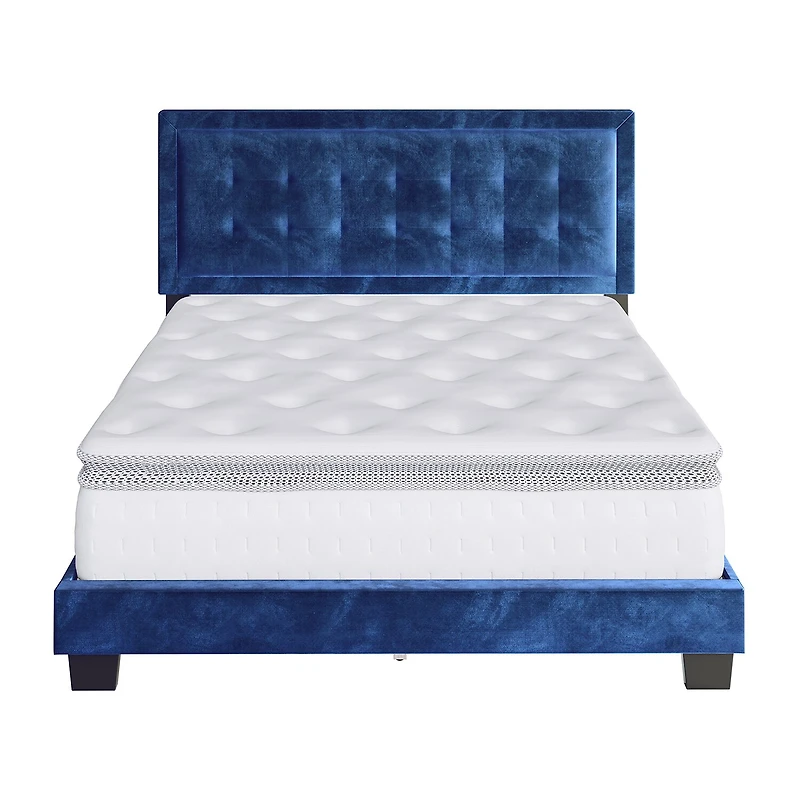 Patrice Upholstered Wooden Bed