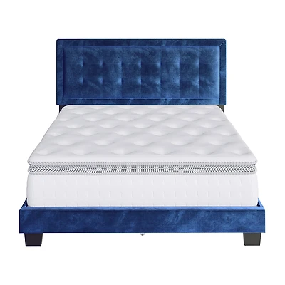 Patrice Upholstered Wooden Bed
