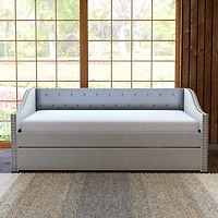 Mia Upholstered Wooden Daybed