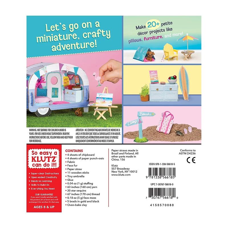 Klutz Make Your Own Tiny Camper Craft Kit