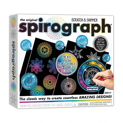 Spirograph Scratch & Shimmer Art Set