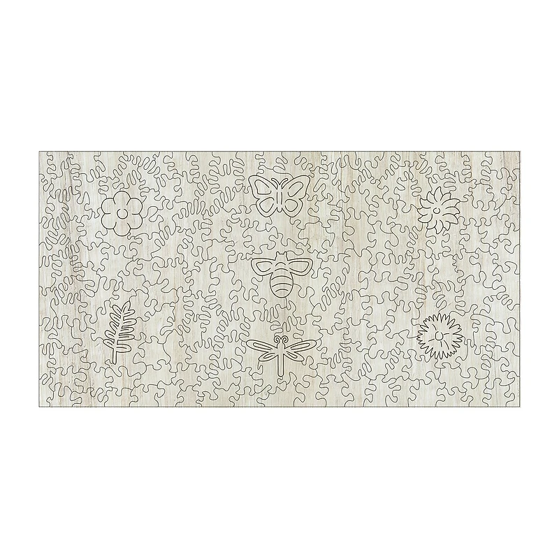 Areyougame.Com Wooden Set Elephant & Sprung 406 Pcs Puzzle