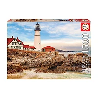 Educa Rocky Lighthouse: 1500 Pcs Puzzle