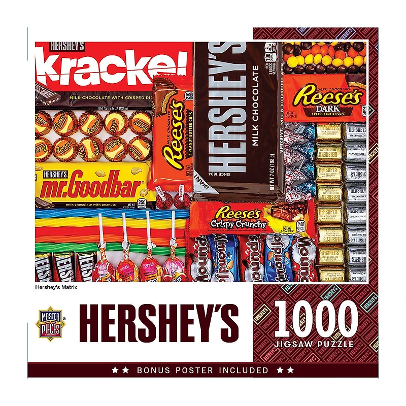 Masterpieces Puzzles Hershey'S Matrix: 1000 Pcs 1000-pc. Puzzle