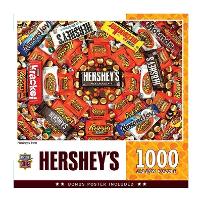 Masterpieces Puzzles Hershey'S Swirl: 1000 Pcs 1000-pc. Puzzle