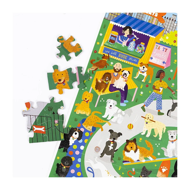 Professor Puzzle Cat Cafe & Dog Park Double-Sided 500 Pcs 500-pc. Puzzle