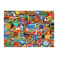 Willow Creek Press Lewis T. Johnson - World Of Travel: 1000 Pcs 1000-pc. Puzzle
