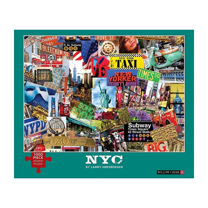 Willow Creek Press Larry Hersberger - Nyc: 1000 Pcs 1000-pc. Puzzle