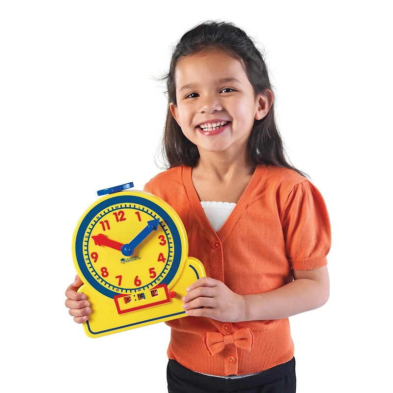 Learning Resources Primary Time Teacherãƒâ‚™ 12-Hour Junior Learning Clockãƒâ‚®