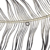 Peacock Feather Decor Animals Metal Wall Art