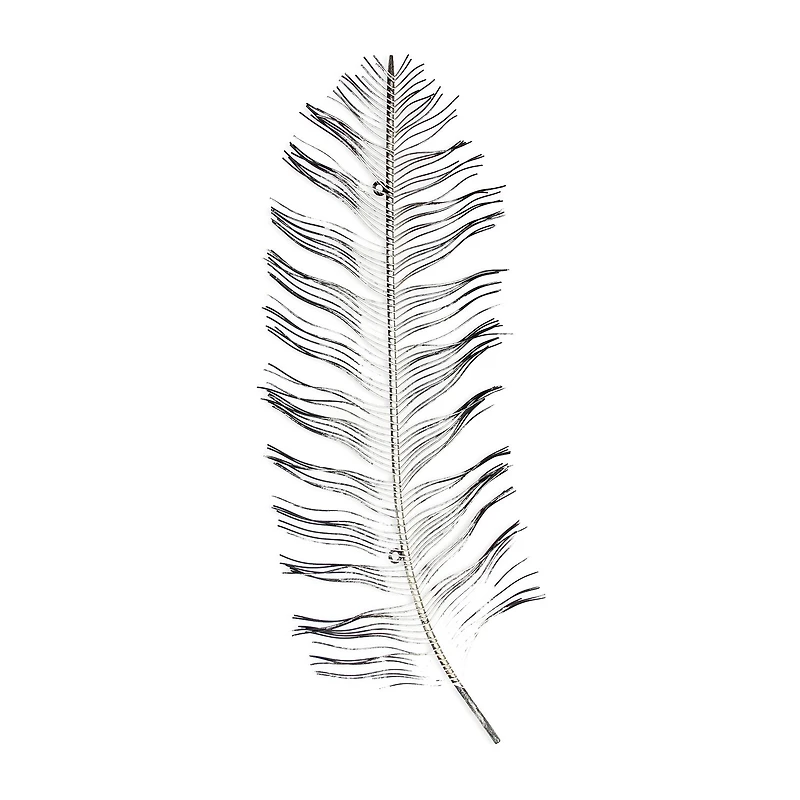 Peacock Feather Decor Animals Metal Wall Art