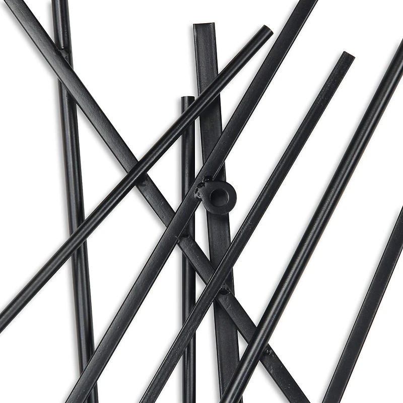 Cheungs Avalon Black Large Abstract Metal Wall Art