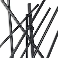Cheungs Avalon Black Large Abstract Metal Wall Art