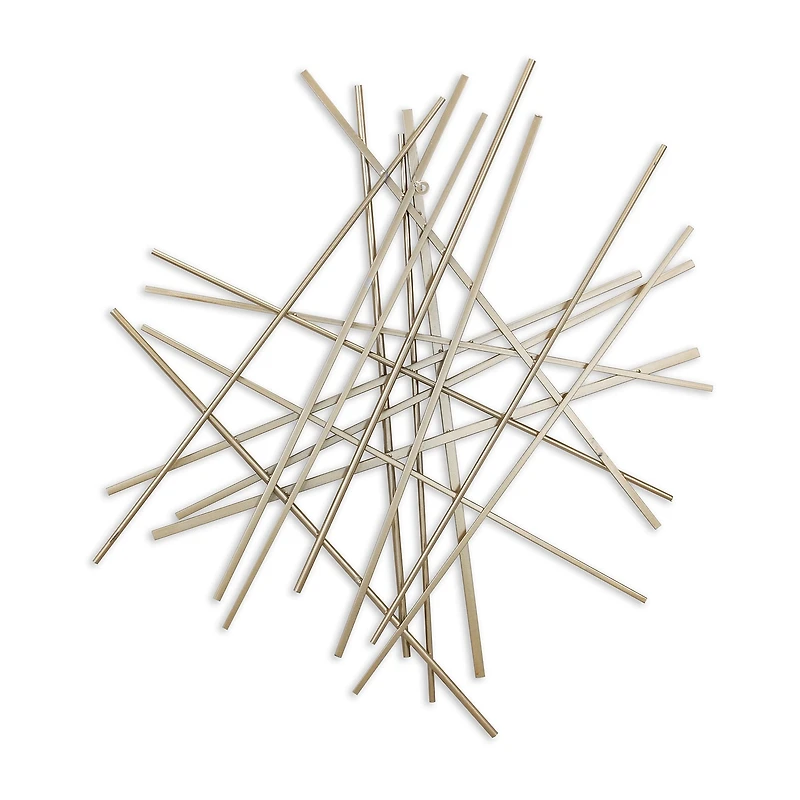 Cheungs Avalon Gold Abstract Décor Metal Wall Art