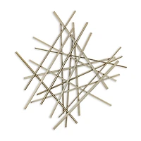 Cheungs Avalon Gold Abstract Décor Metal Wall Art