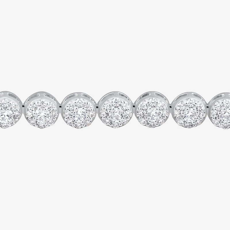 1 CT. T.W. Diamond Bolo Bracelet in 10K White Gold