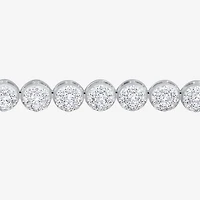 1 CT. T.W.  Diamond Bolo Bracelet in 10K White Gold