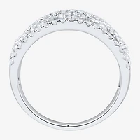 (Si1-Si2/ H-I) Womens 1 CT. T.W. Lab Grown White Diamond 10K Gold Band