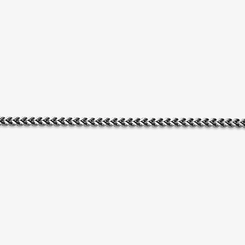 Mens Stainless Steel 4mm Foxtail Chain Necklace