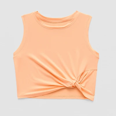 Xersion Little & Big Kid Girls Crew Neck Sleeveless Active Tank Top