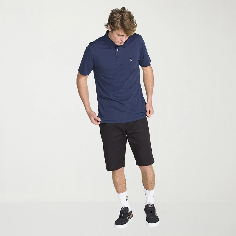 VOLCOM Mens Regular Fit Short Sleeve Polo Shirt