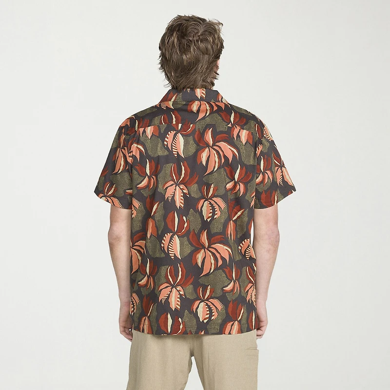 VOLCOM Mens Short Sleeve Regular Fit Button-Down Shirt