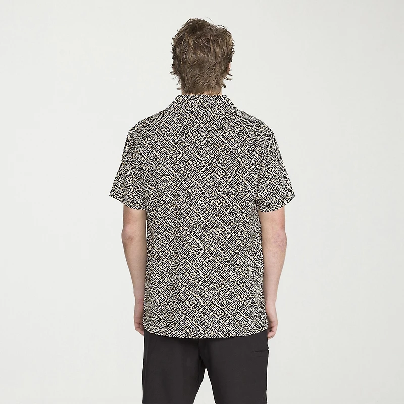 VOLCOM Mens Short Sleeve Regular Fit Button-Down Shirt